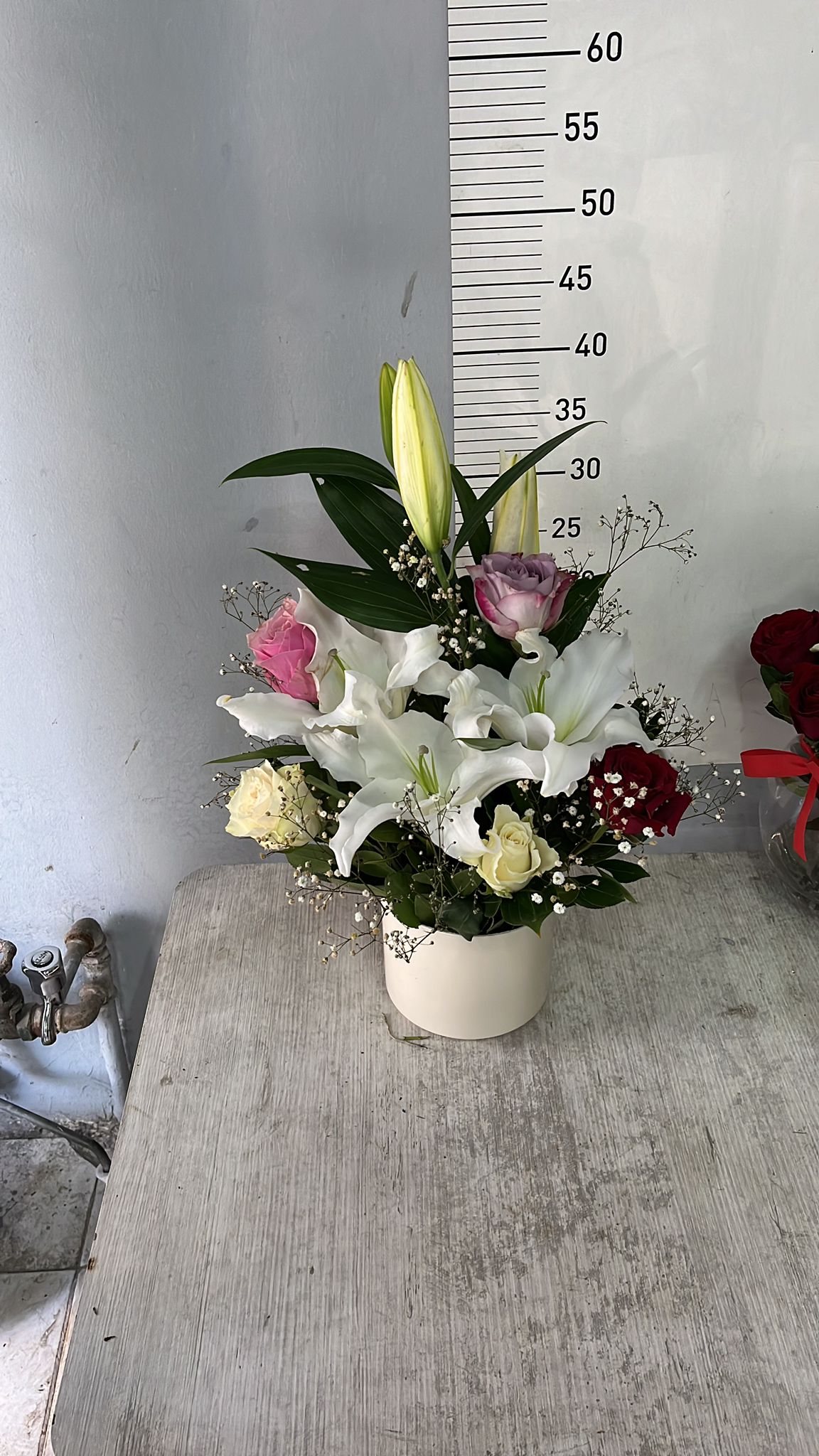 Lilyum Renkli G�l Aranjman�