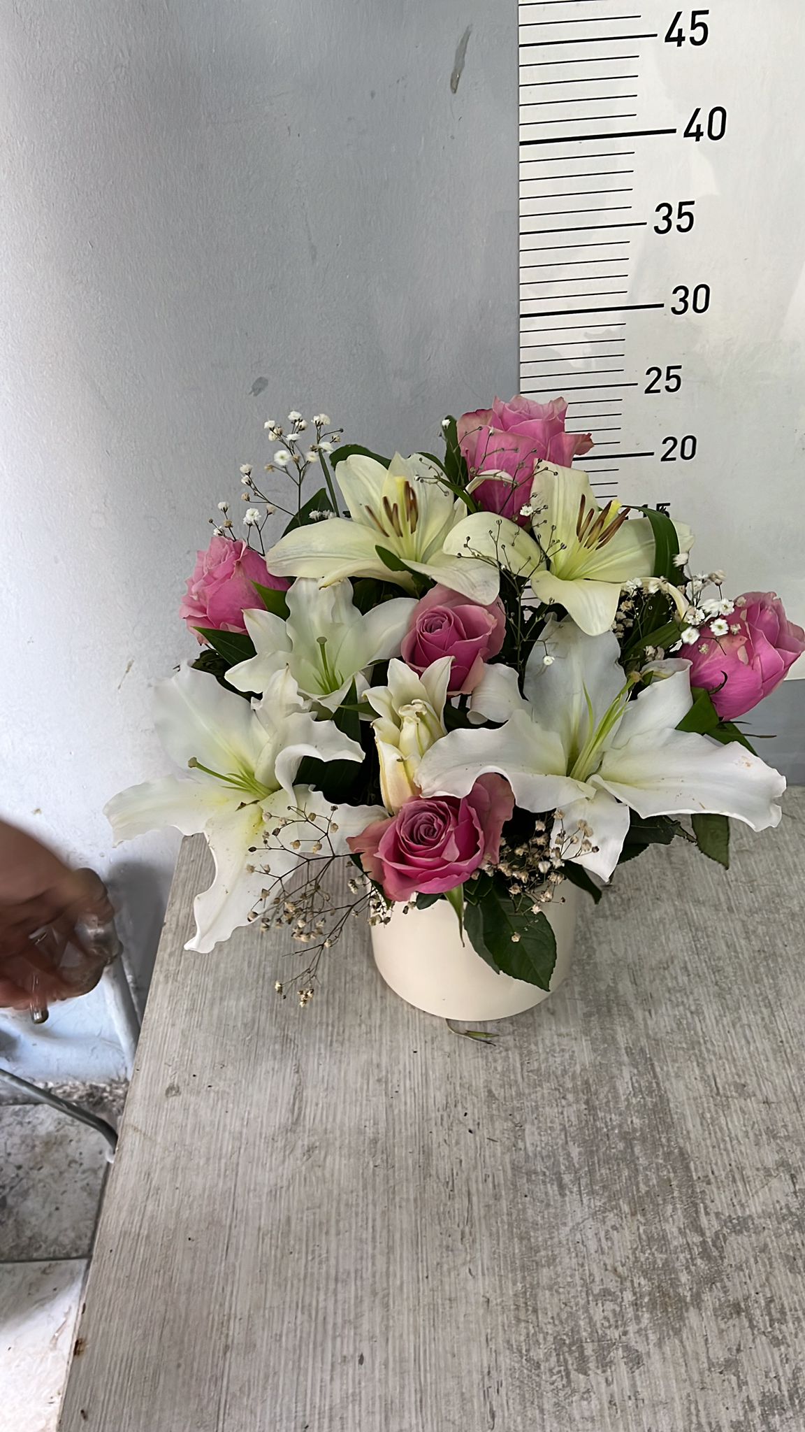 Lilyum Pembe G�l Aranjman�