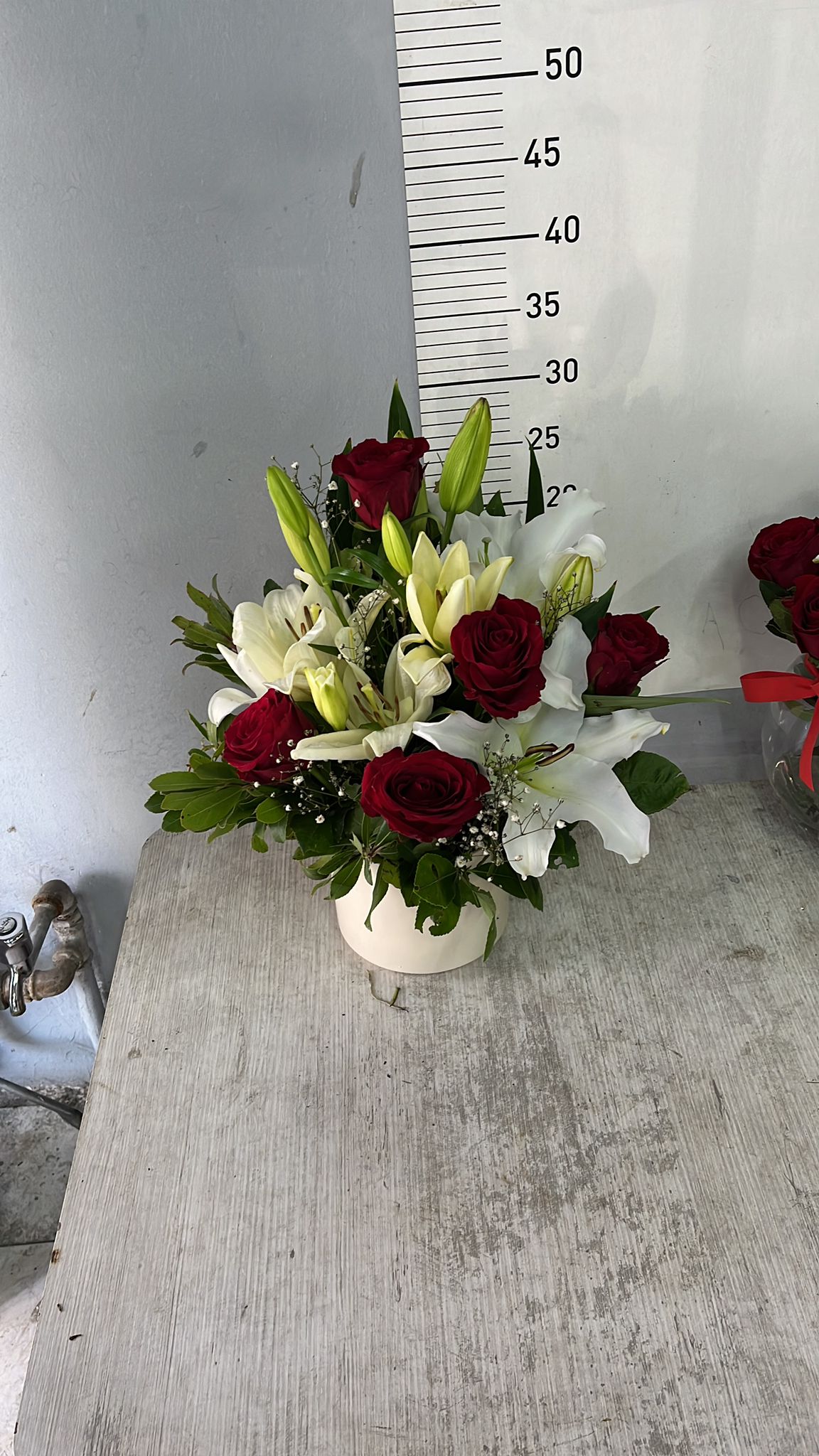 Lilyum K�rm�z� G�l Aranjman�