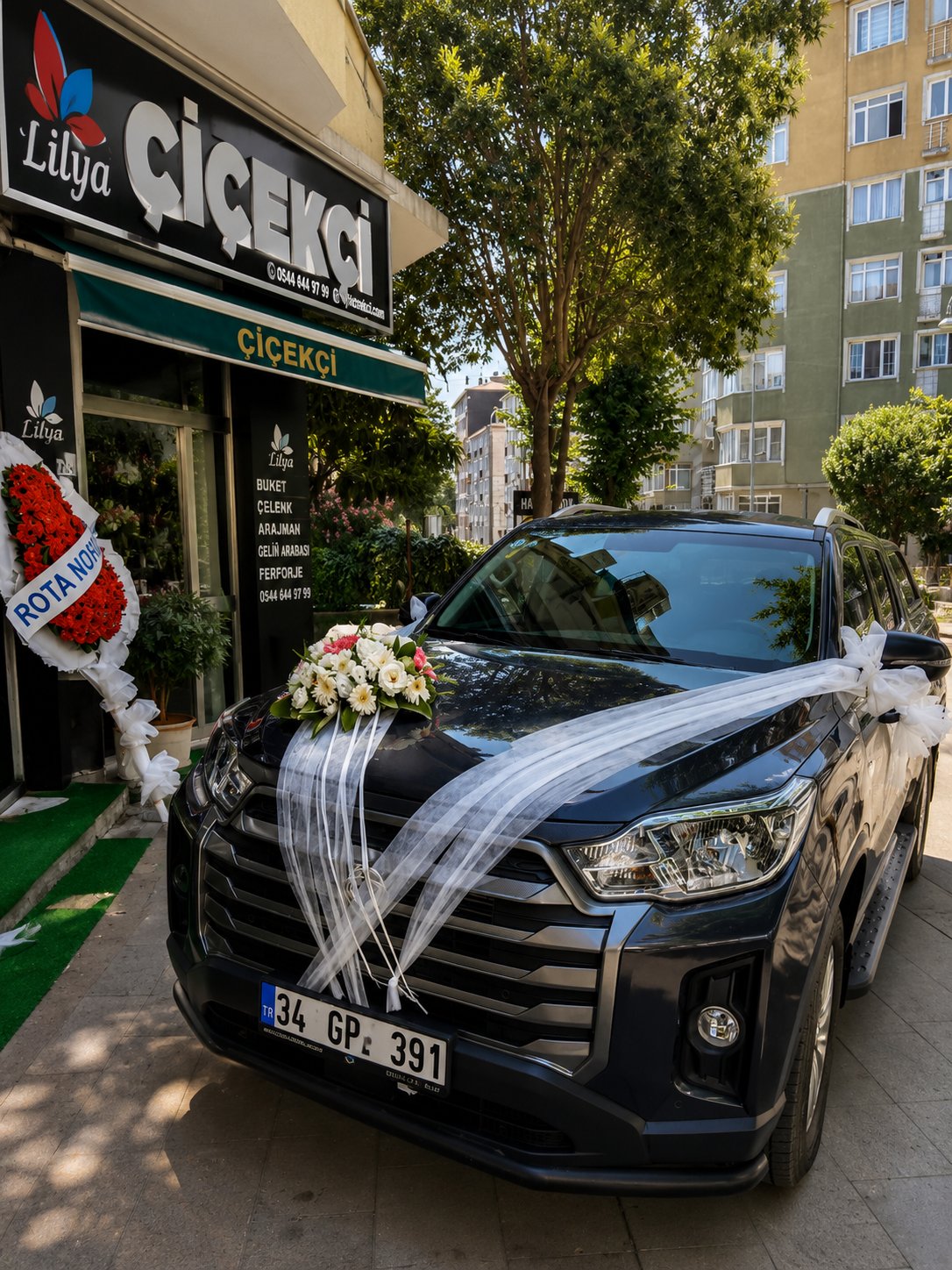 Bah�elievler Gelin Arabas� 6 - Bak�rk�y �i�ek�i