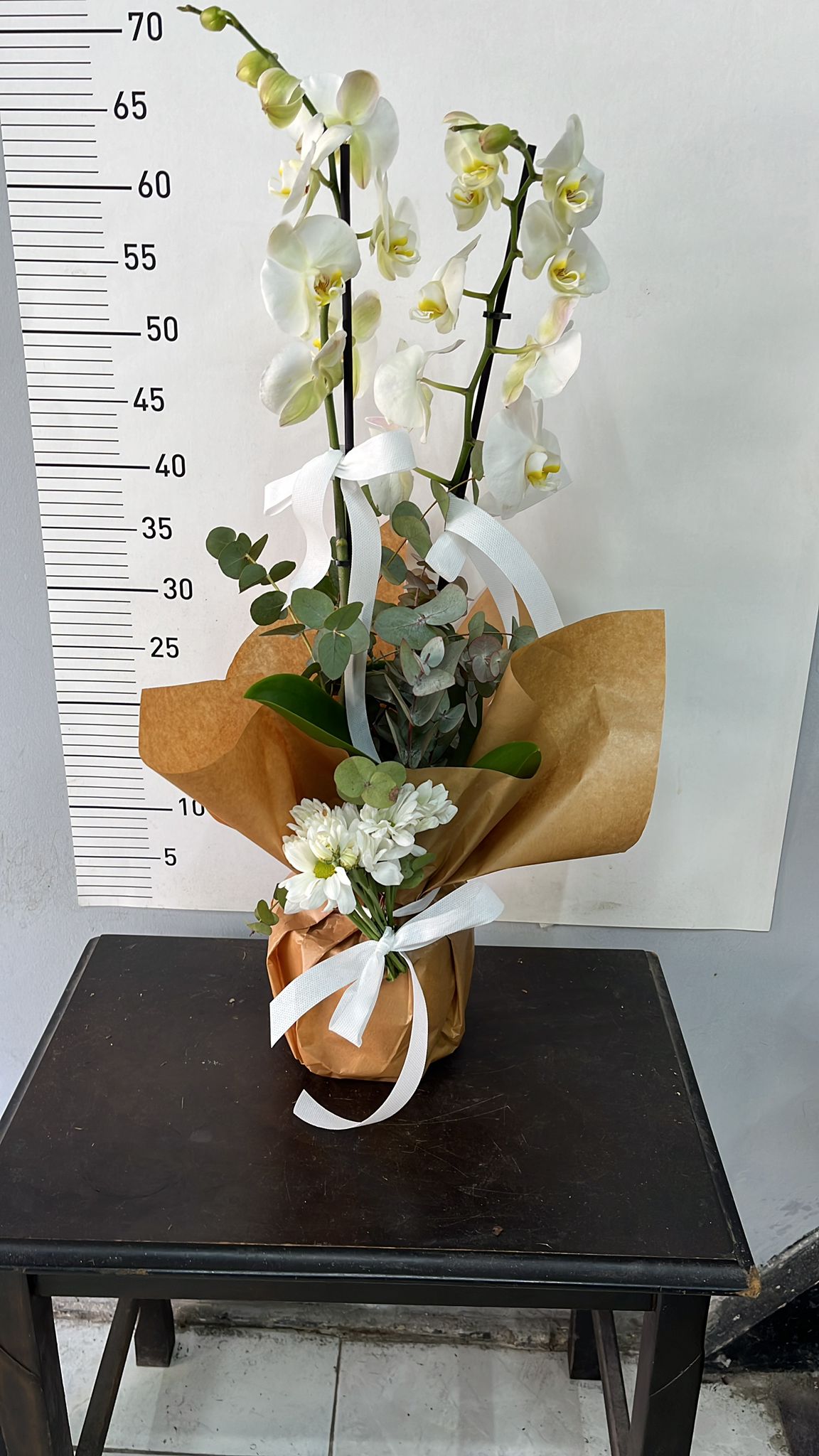 2 Dall� Beyaz Orkide �zel S�slemeli